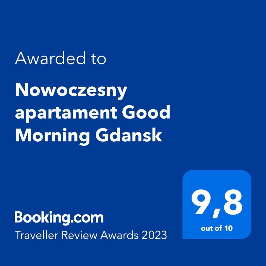 Nowoczesny Apartament Good Morning Danzica Esterno foto