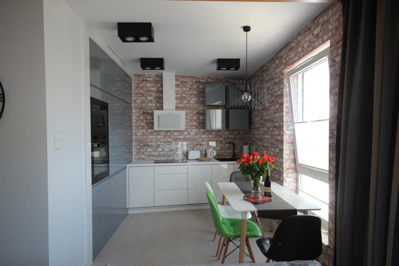 Nowoczesny Apartament Good Morning Danzica Esterno foto
