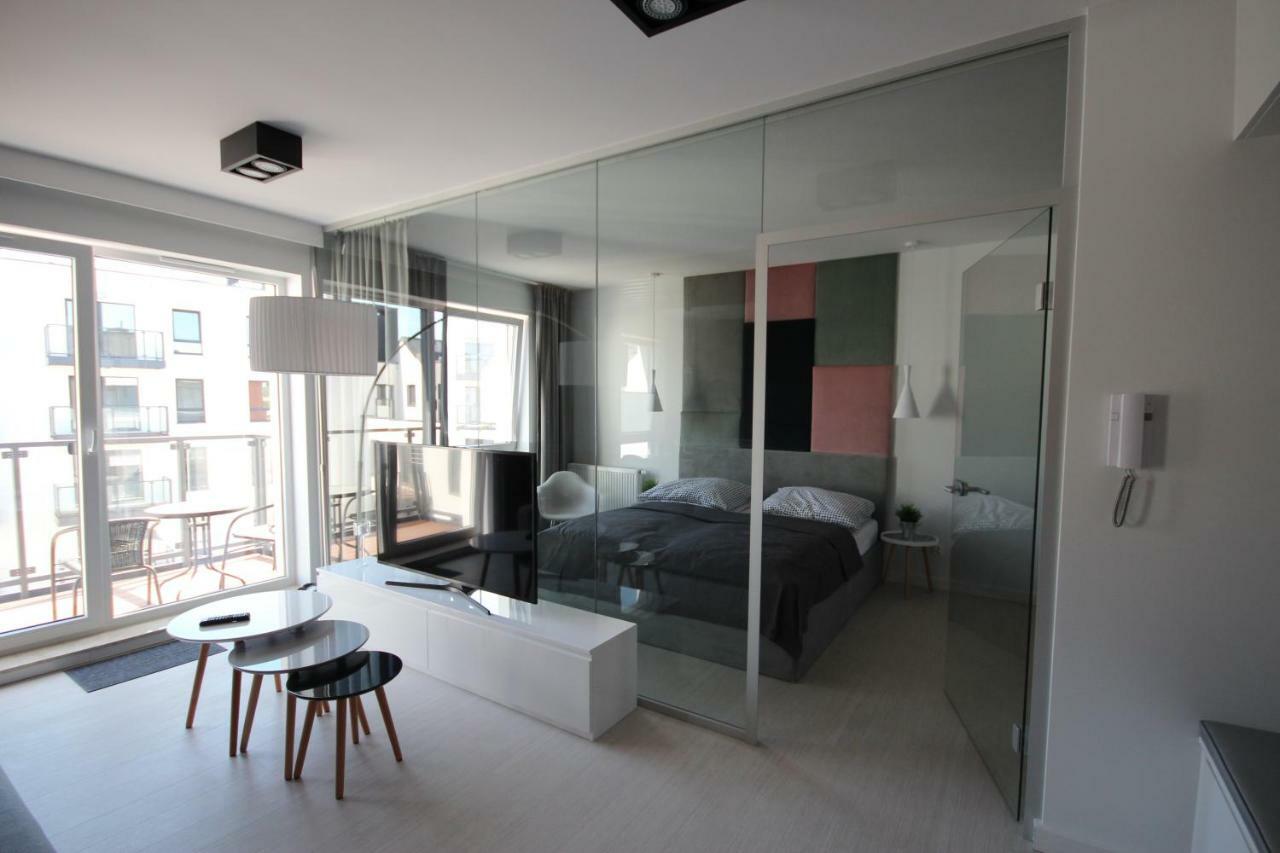 Nowoczesny Apartament Good Morning Danzica Esterno foto